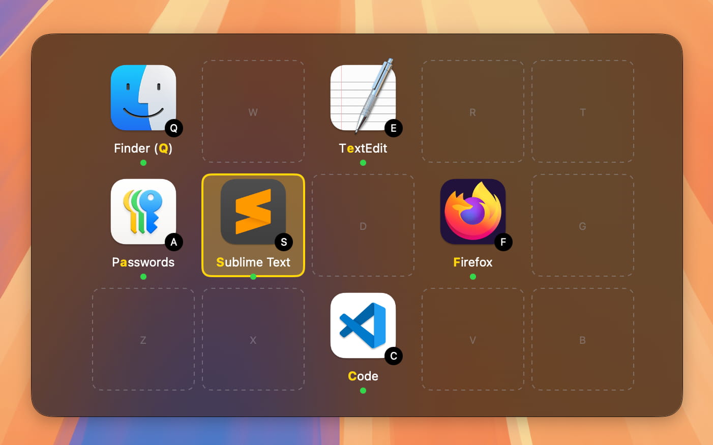 custom keyboard layout settings