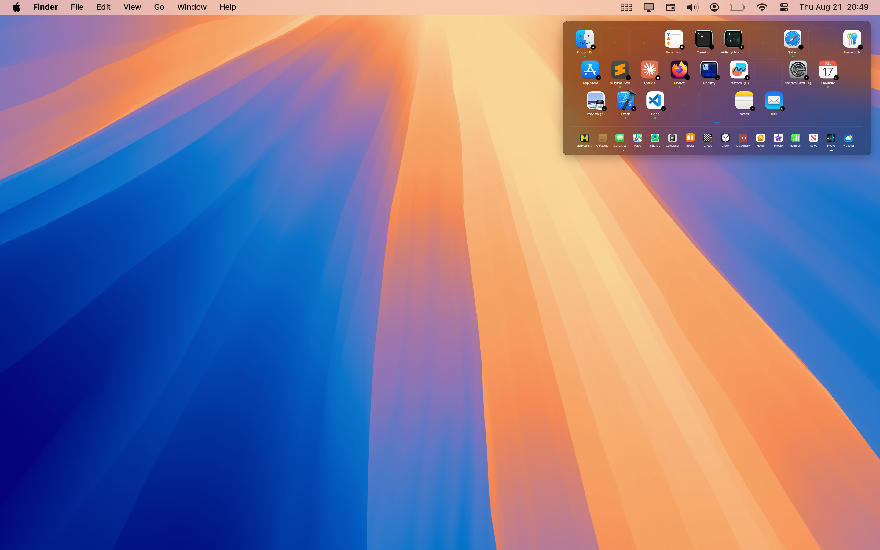 window size and position